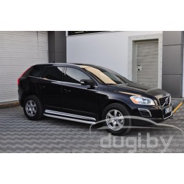 Защита порогов (площадка) для Volvo XC60.